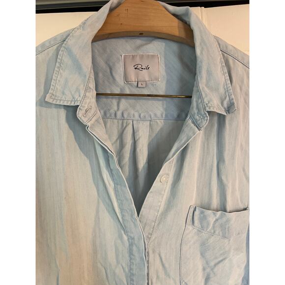 Rails Bobbi denim shirt dress size L - Picture 5 of 8